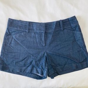 Ann Taylor Signature Chambray Shorts